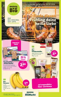 Vorschau der Angebote: Denns BioMarkt Denns BioMarkt Angebote gültig ab 22.04.2026