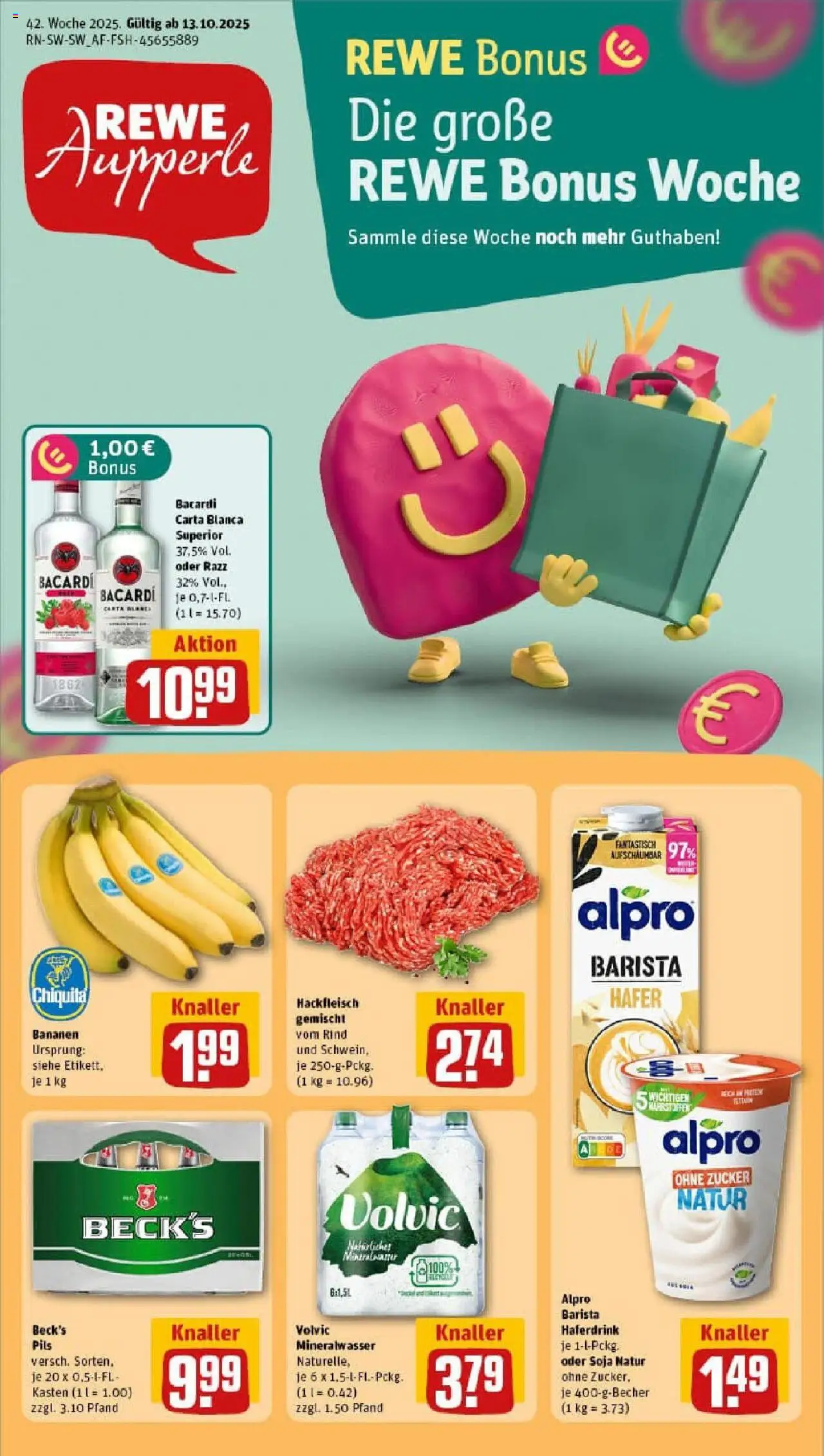 REWE Prospekt ab 13.10.2025 nächste Woche - Prospekt Fellbach	