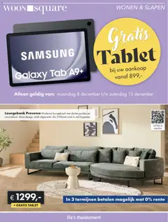Voorbeeld van Folder van winkel Woonsquare geldig vanaf 08-12-2025