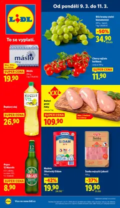 Náhled nabídky: Lidl Lidl leták platný od 09.03.2026