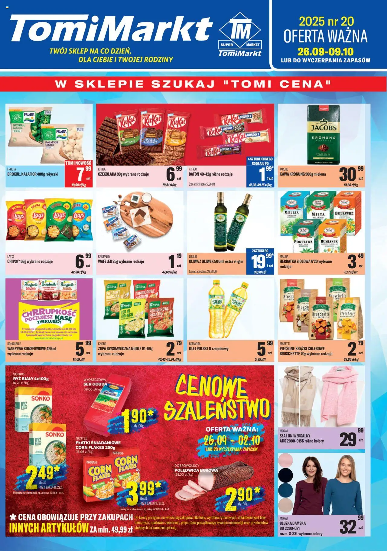 TomiMarkt Gazetka od 26.09.2025 - Nowa Gazetka - Numer strony 1
