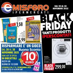 Anteprima dell'opuscolo Black Friday dal negozio Emisfero valido da 20/11/2025