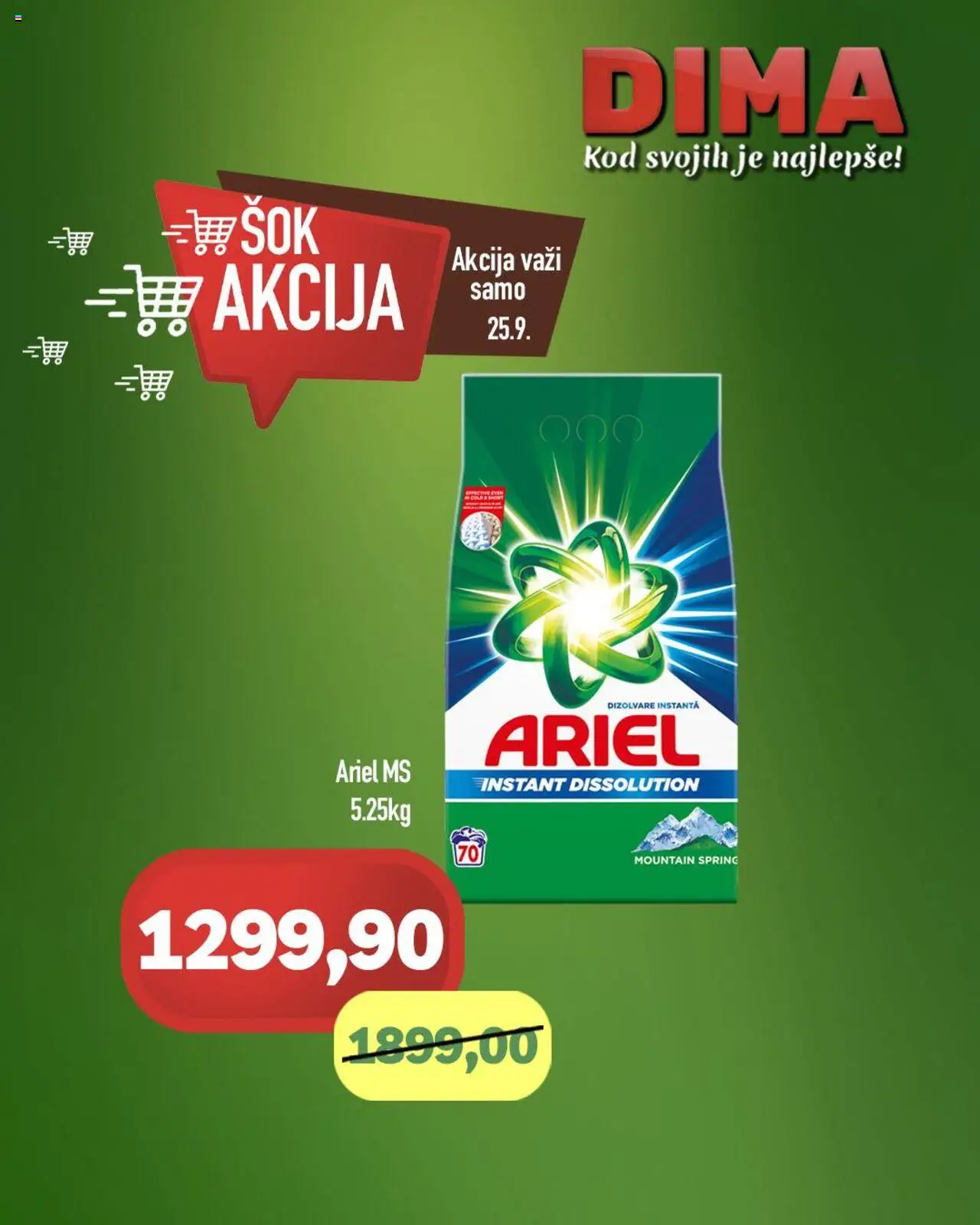 VP Dima katalog važi od 25.09.2025 - stranica 1 - Ariel, Sok
