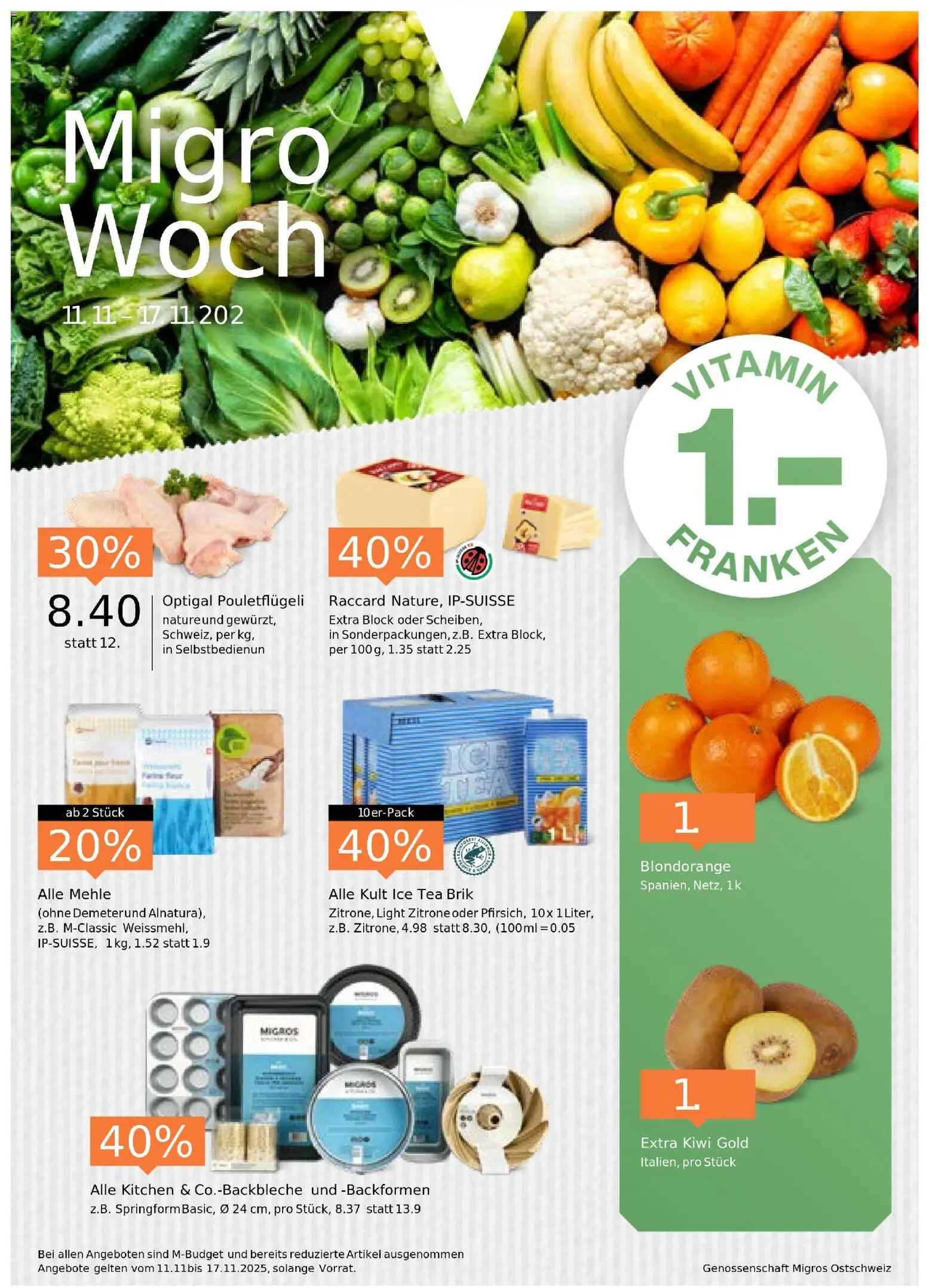 Vorschau des Merkblatts Aktionen vom Shop Migros gültig von 11.11.2025 bis 17.11.2025