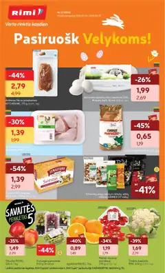 Rimi parduotuvės leidinio Rimi leidinys galiojančio nuo 2026.03.24 peržiūra
