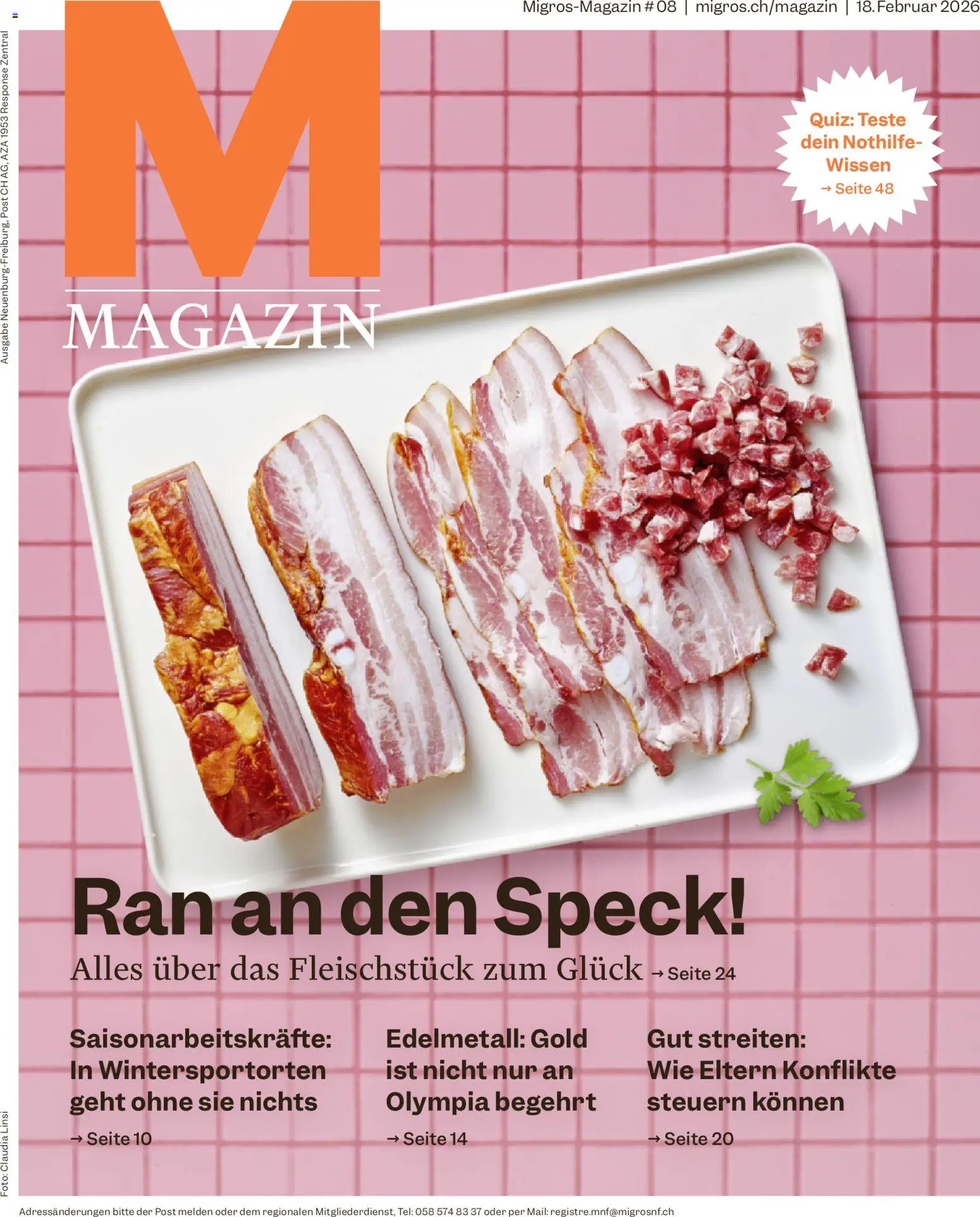 Vorschau des Merkblatts Magazin vom Shop Migros gültig von 18.02.2026 bis 25.02.2026