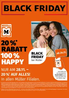 Vorschau des Merkblatts Black Friday vom Shop Müller gültig von 26.11.2025 bis 