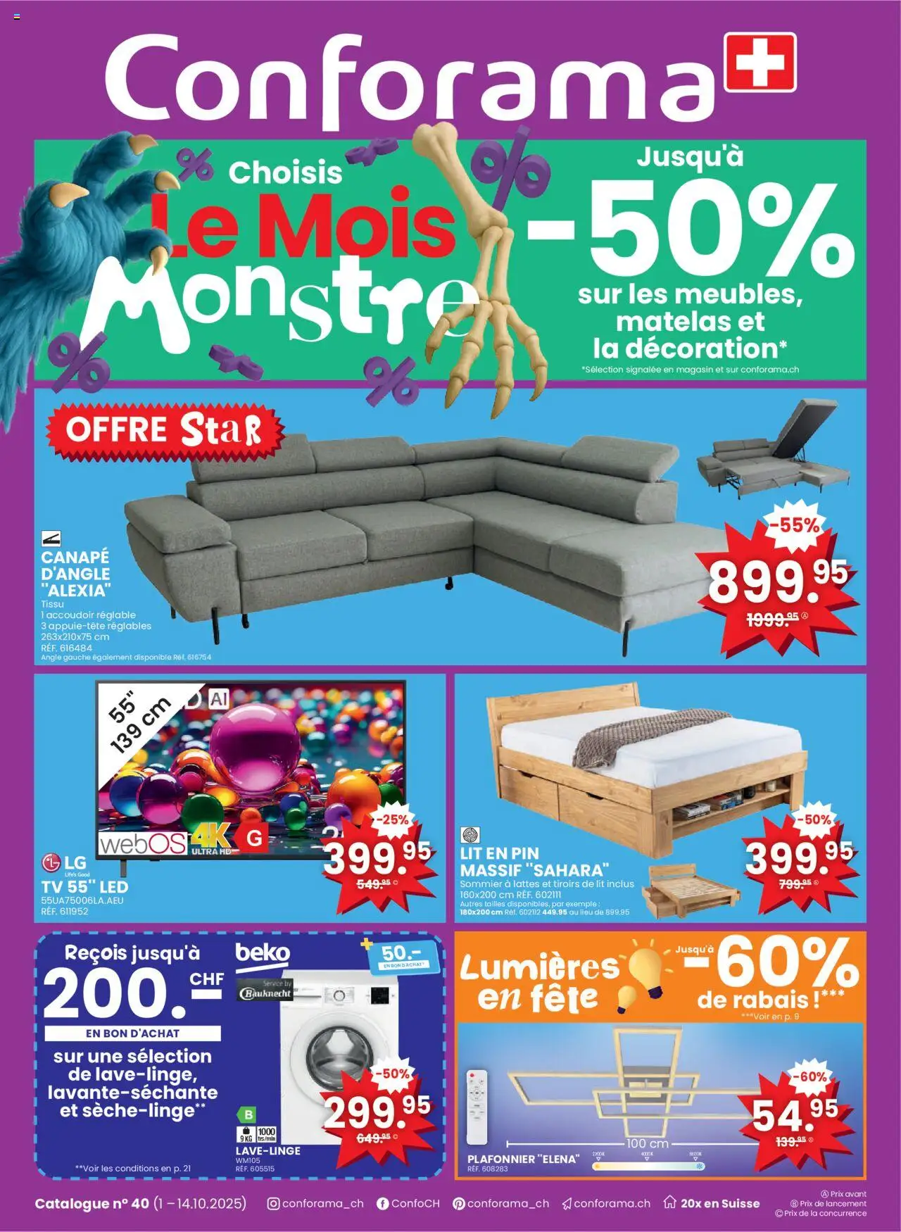 Conforama Aktionen FR ab 01.10.2025 - Seitennummer 1