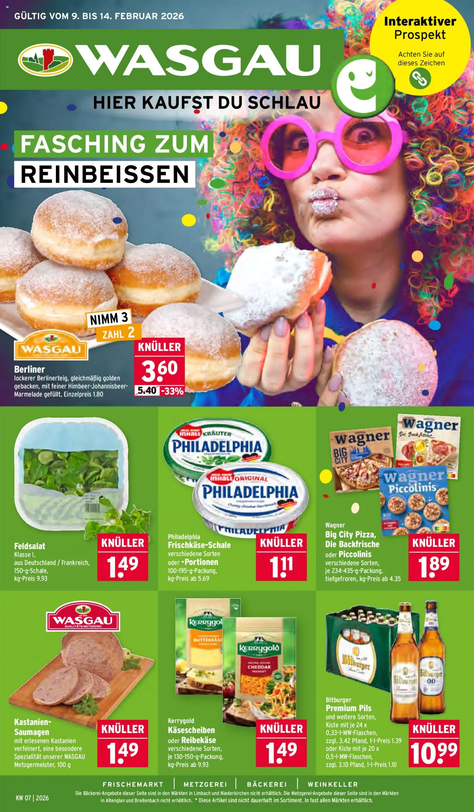 Vorschau von dem Prospekt des Geschäftes Wasgau, gültig ab dem 09.02.2026