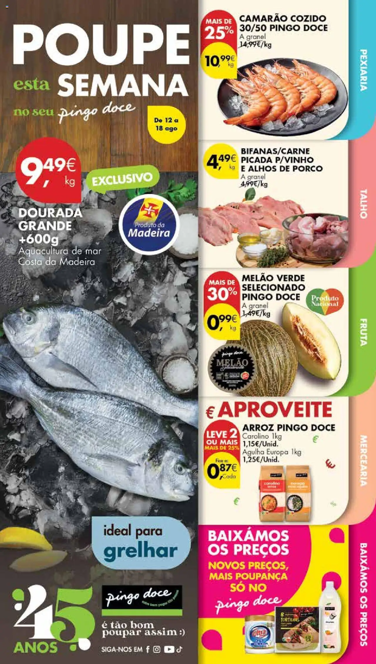 Pingo Doce Folheto de 12/08/2025 - catálogo esta semana - página 1