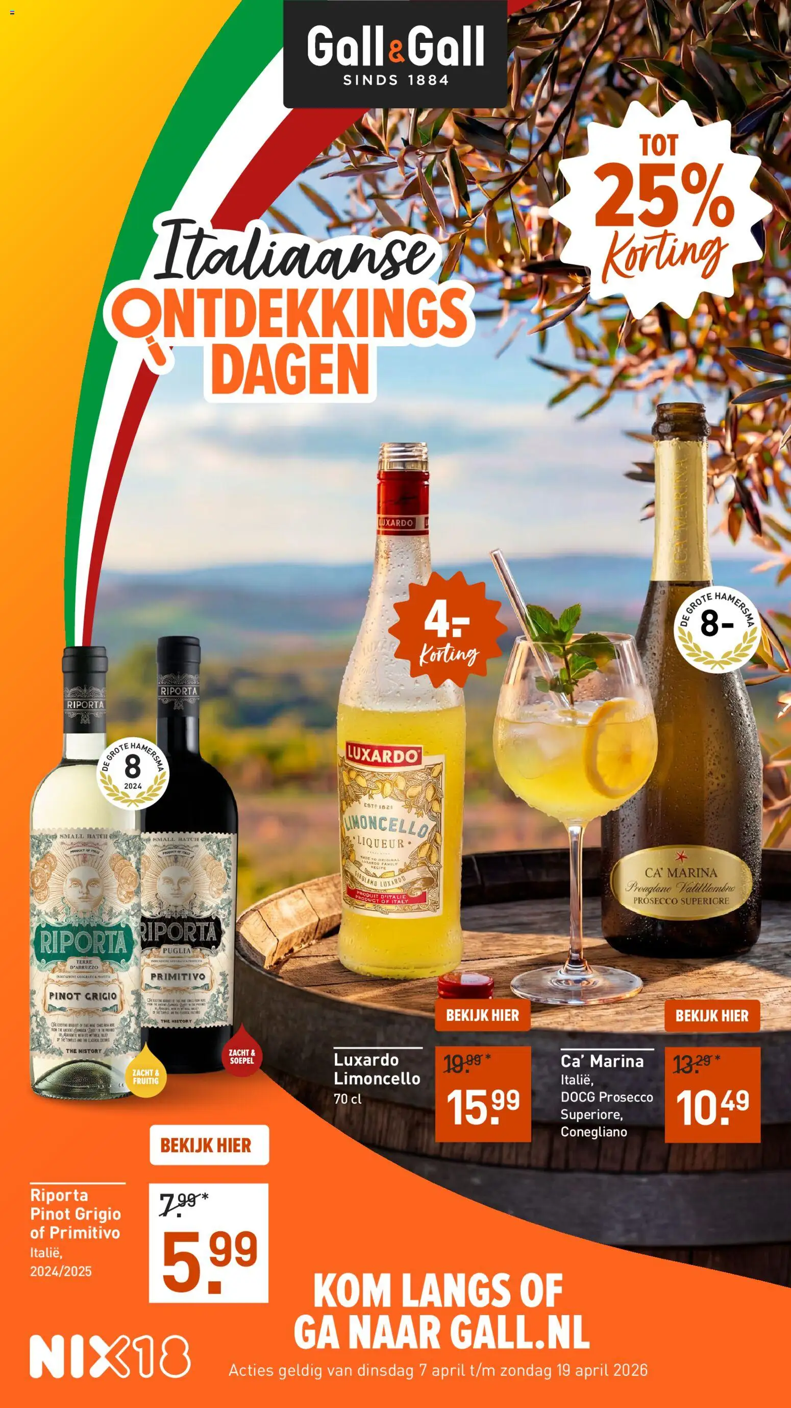 Voorbeeld van Gall en Gall folder van winkel Gall en Gall geldig vanaf 07-04-2026