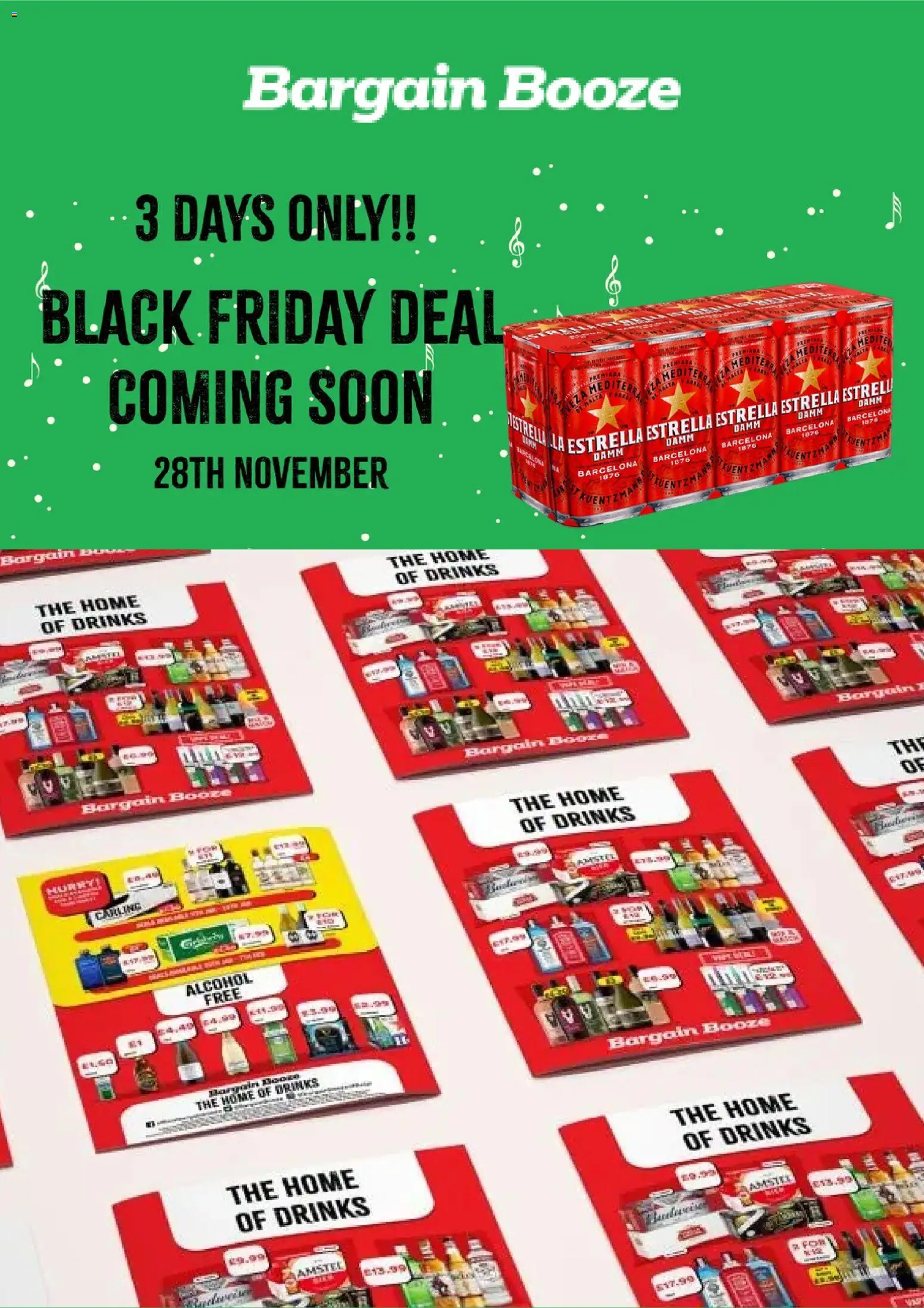 Preview of Bargain Booze Black Friday notice valid from 26/11/2025 - Drinks, Alcohol