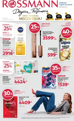 Rossmann - Akciós újság Rossmann megtekintése, amely érvényes 2025.08.11.-től