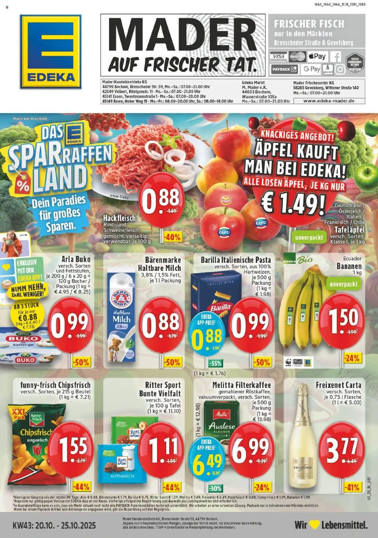 EDEKA Prospekt ab 20.10.2025 - Prospekt Essen Online