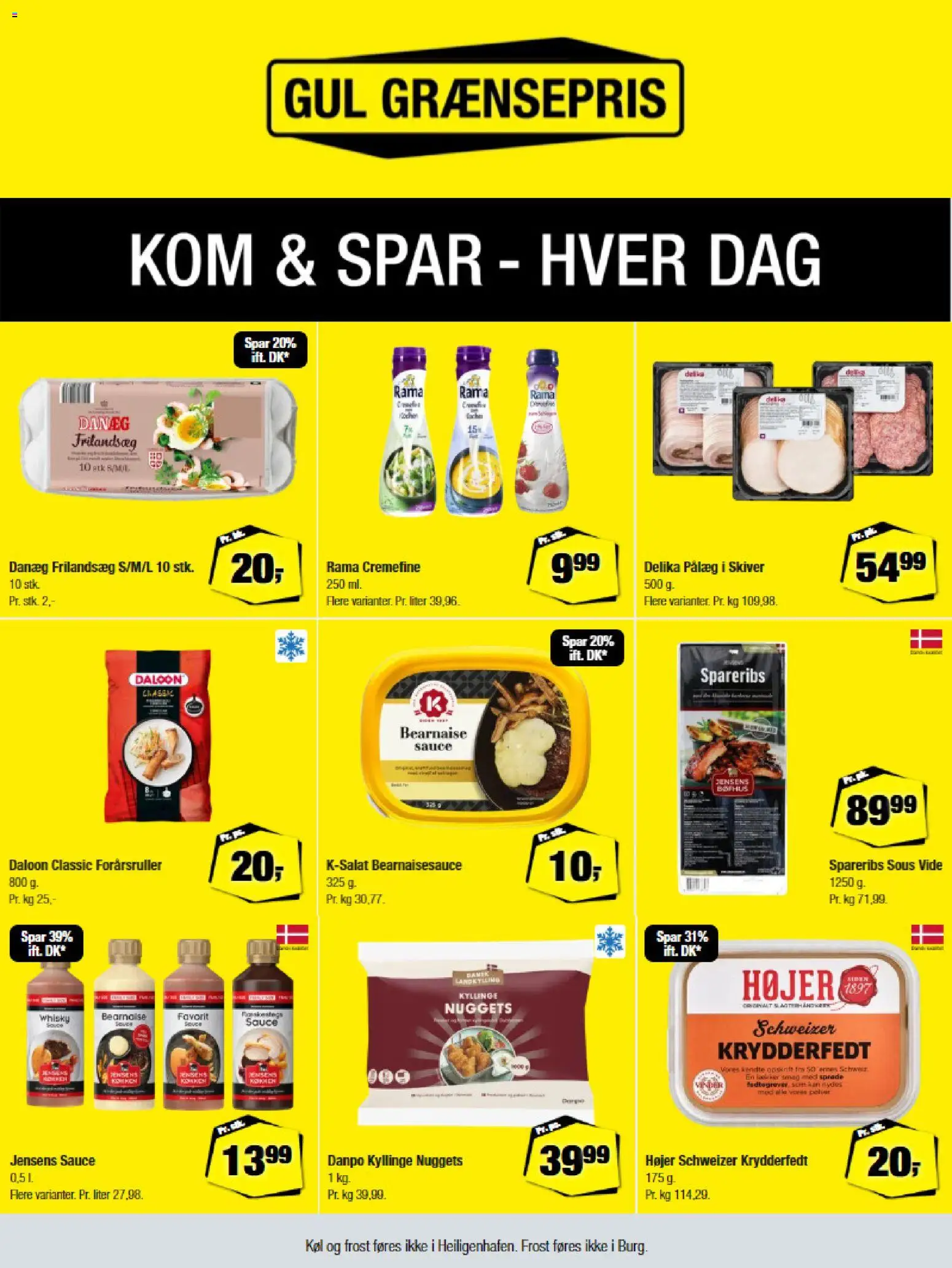 Eksempel på tilbudsavis Gul Grænsepris fra butik Calle gyldig fra 26/11/2025