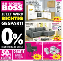 Vorschau von dem Prospekt des Geschäftes SB Möbel Boss, gültig ab dem 06.09.2025