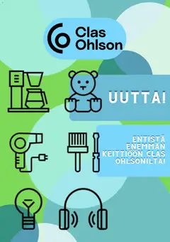 Kaupan Clas Ohlson Tarjoukset esikatselu, voimassa 09/02/2026