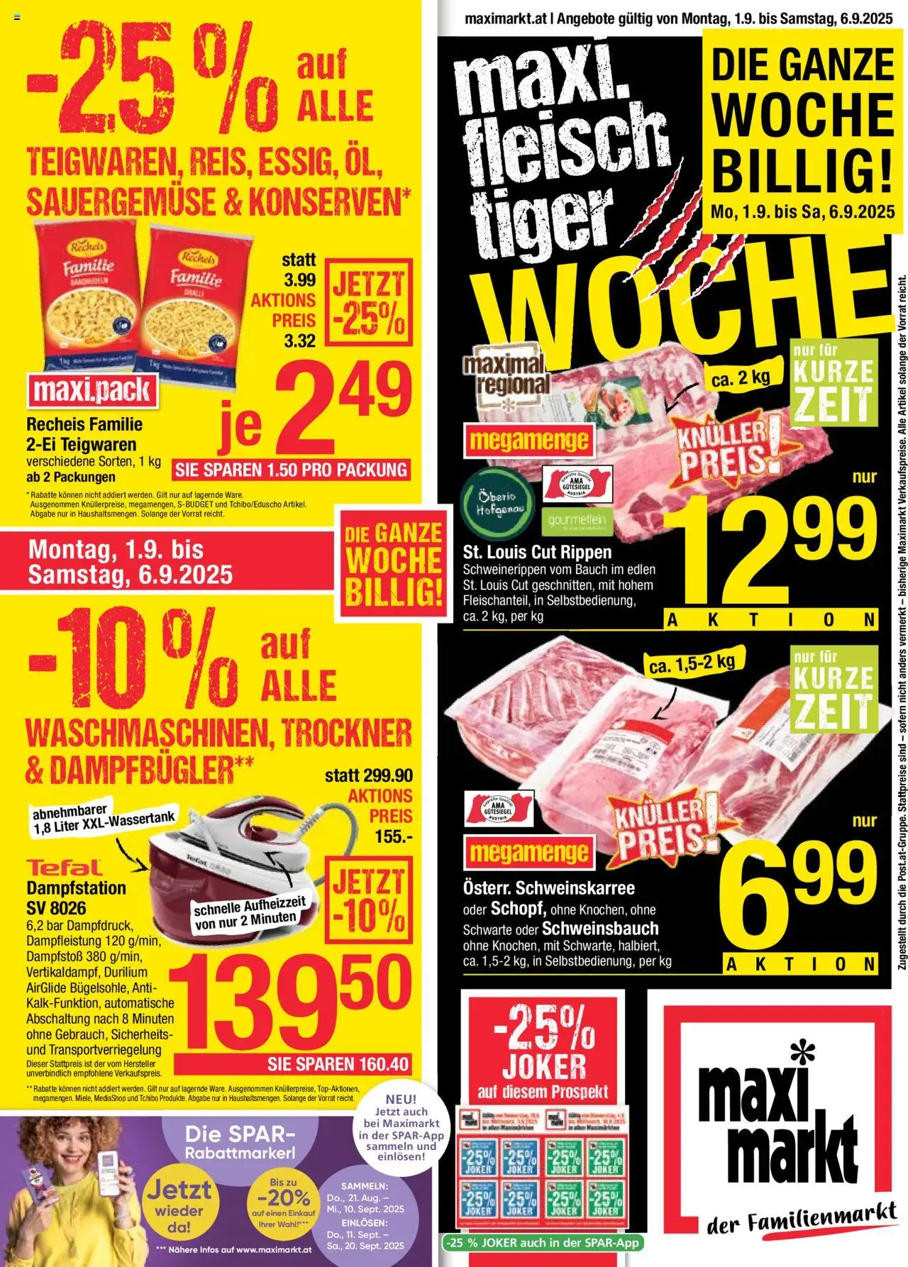  Maximarkt Flugblatt ab (01.09.2025 - 06.09.2025) - Seite 1