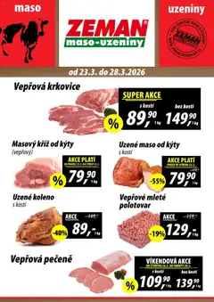 Náhled nabídky: Prodejny Zeman Prodejny Zeman leták platný od 23.03.2026