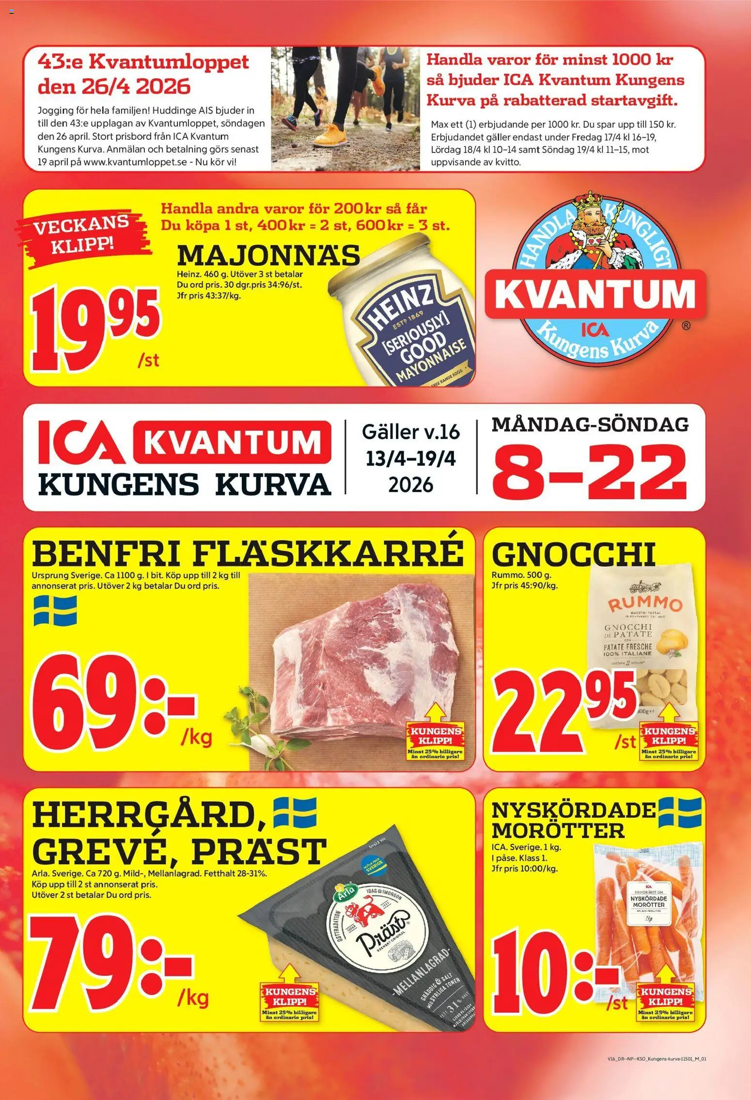 Förhandsgranska reklamblad Kungens Kurva från butik ICA Kvantum gäller från 13/04/2026
