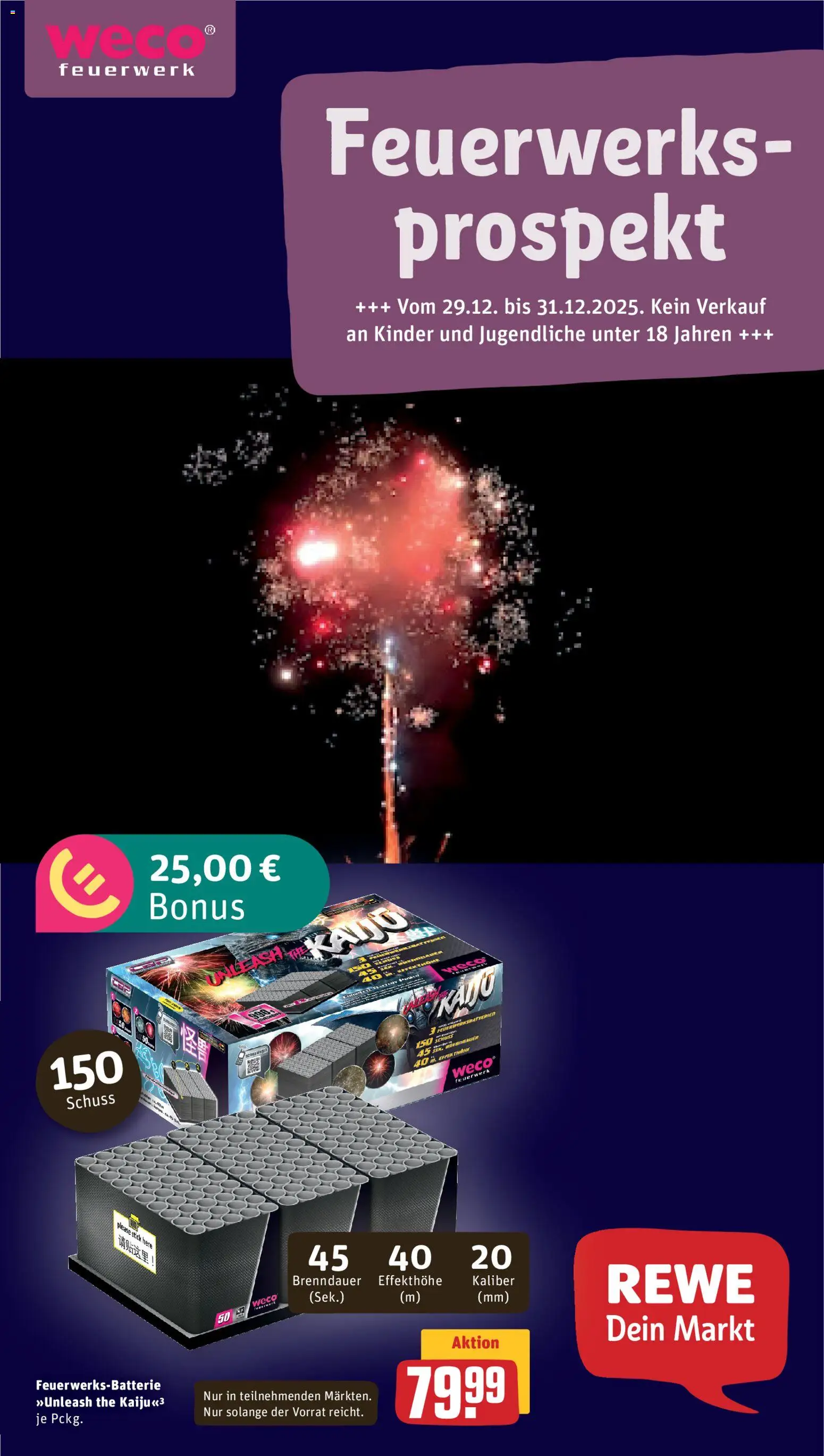 Vorschau von dem Prospekt des Geschäftes Rewe, gültig ab dem 29.12.2025