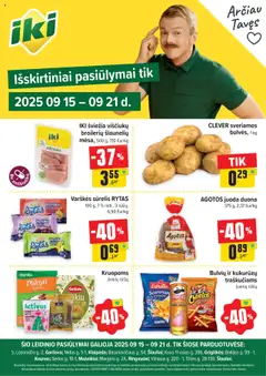 IKI parduotuvės leidinio Leidinys - Specialūs pasiūlymai IKI parduotuvės klientams galiojančio nuo 2025.09.15 peržiūra