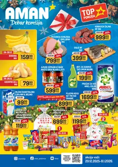Pregled Aman kataloga - važi od 20.12.2025