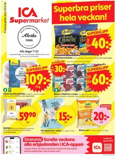 Förhandsgranska reklamblad Bromma från butik ICA Supermarket gäller från 16/03/2026