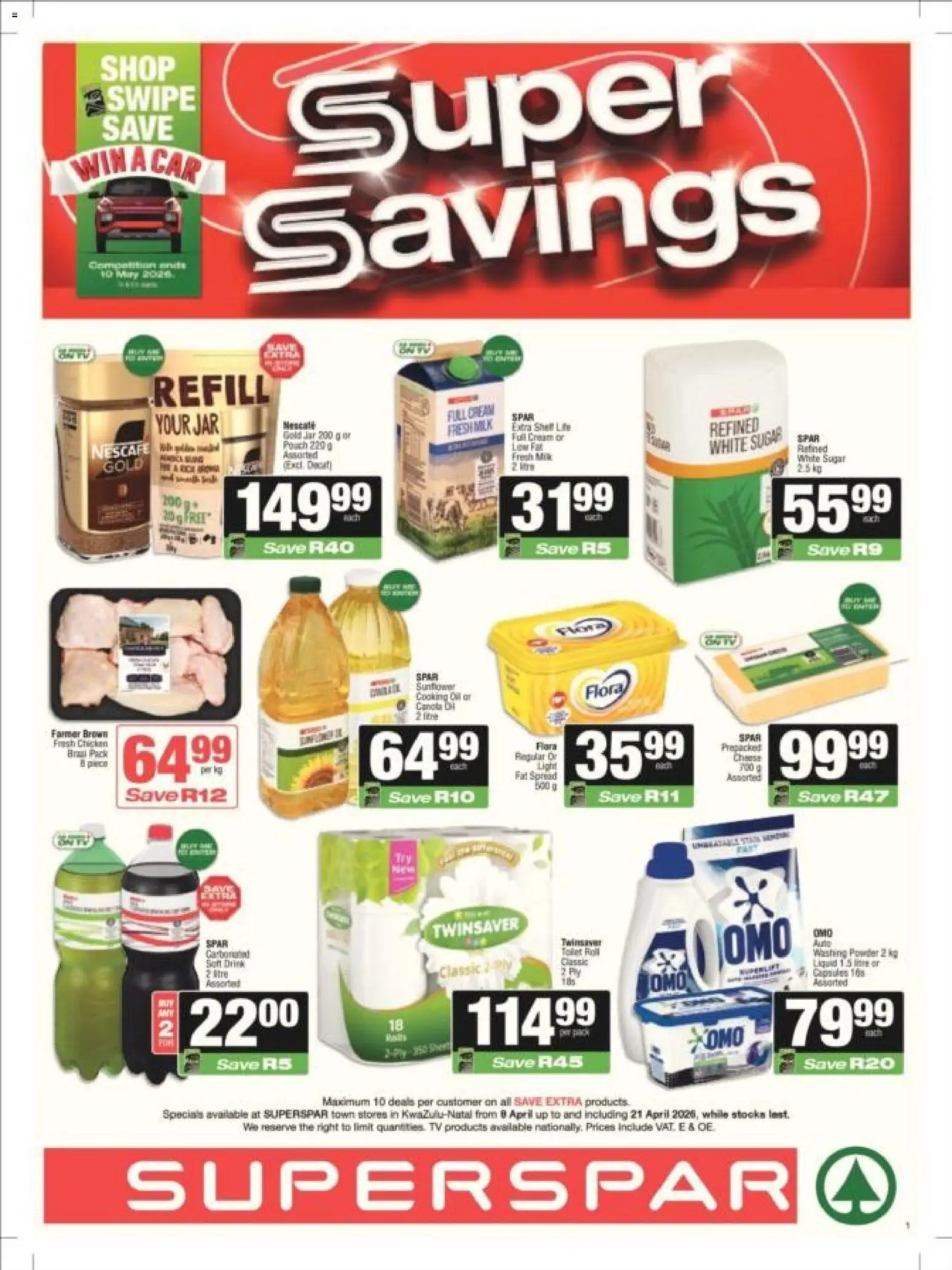 Preview of Superspar flyer valid from 08/04/2026