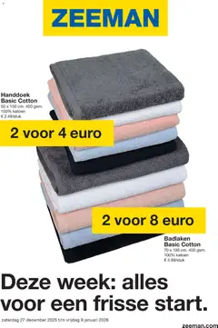 Voorbeeld van Folder van winkel Zeeman geldig vanaf 27-12-2025