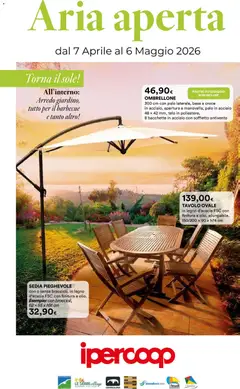 Anteprima dell'opuscolo Ipercoop volantino Aria Aperta Liguria dal negozio Ipercoop valido da 07/04/2026