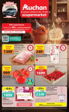 Auchan - Auchan Szupermarket akciós újság megtekintése, amely érvényes 2026.04.30.-től
