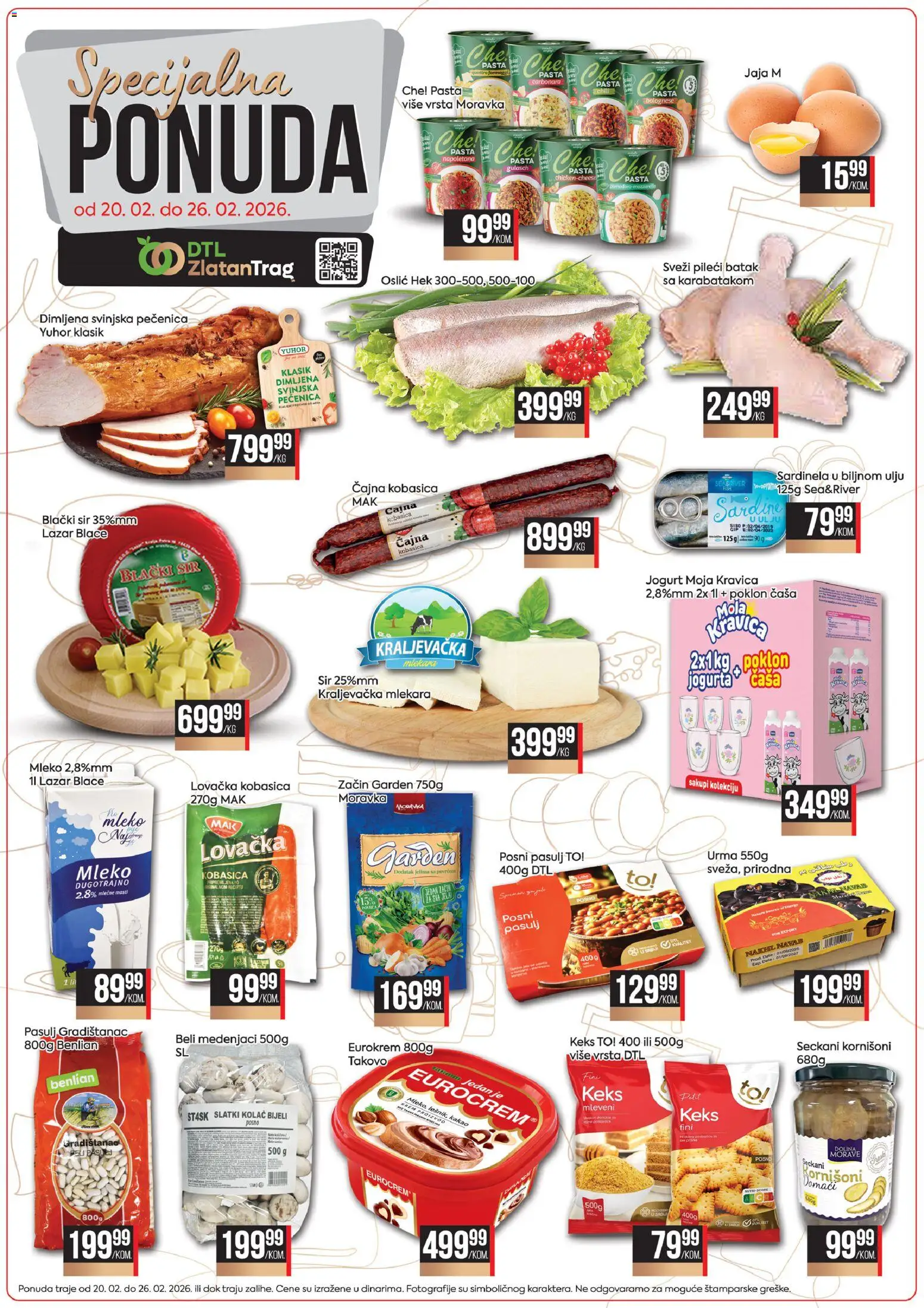 Pregled Zlatan Trag kataloga - važi od 20.02.2026