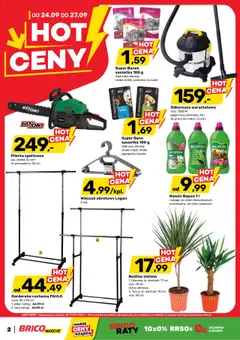 Pogląd gazetki "Hot ceny" ze sklepu Brico Marché ważnej od 24.09.2025