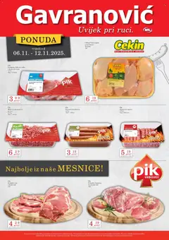 Pregled letka Katalog trgovine Gavranović vrijedi od 06.11.2025 | Stranica: 5