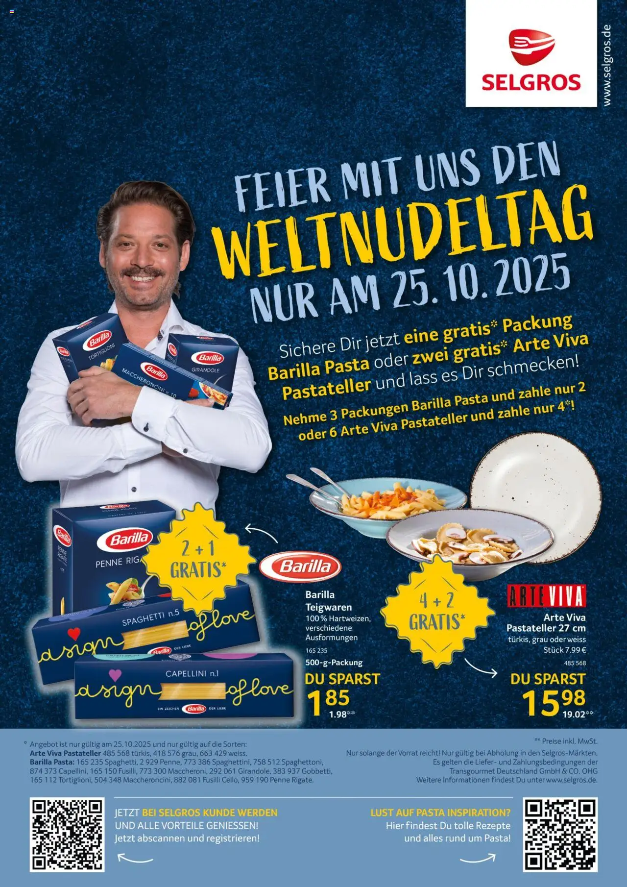 Selgros Weltnudeltag (vom 25.10.2025 - 25.10.2025)