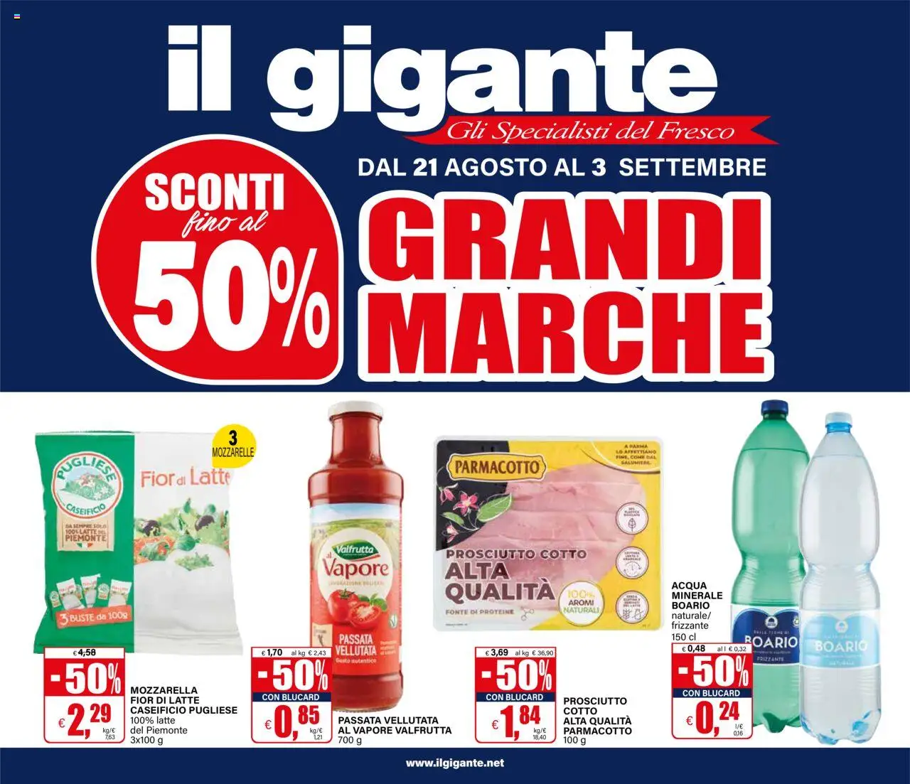 Volantino Il Gigante valido da 21/08/2025 numero di pagina 1