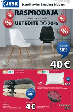 Pregled letka Katalog trgovine JYSK vrijedi od 16.07.2025