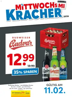 Vorschau von dem Prospekt des Geschäftes Getränkeland, gültig ab dem 11.02.2026