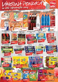 Náhľad CBA Verex letáku platného od 01.04.2026