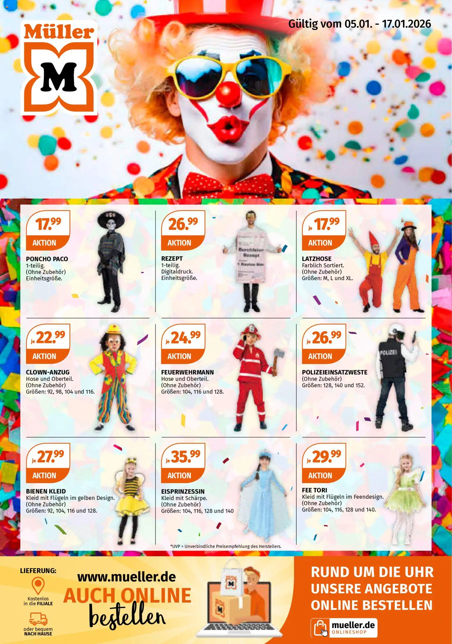 Vorschau von dem Prospekt des Geschäftes Müller, gültig ab dem 05.01.2026