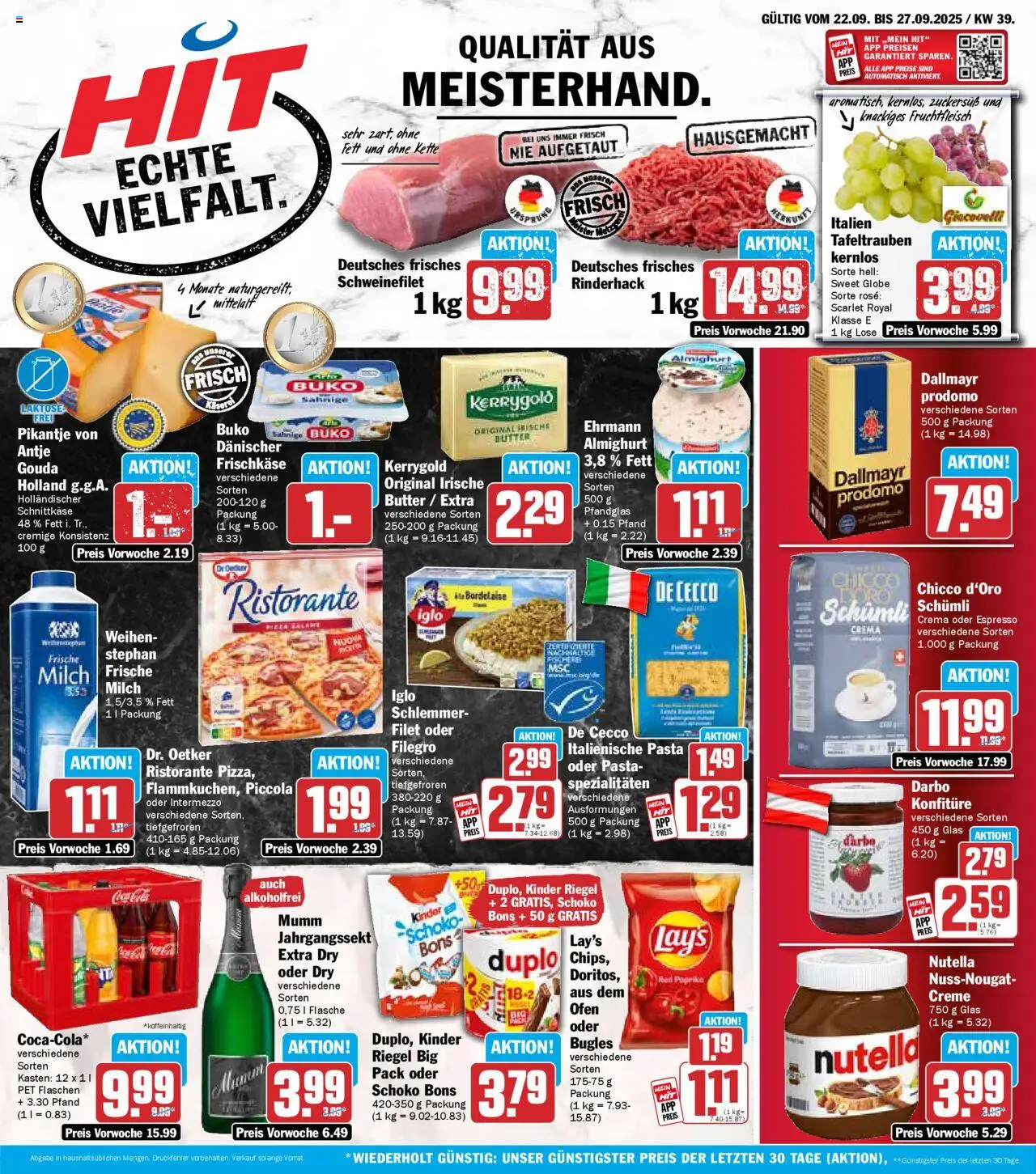 HIT Prospekt ab 22.09.2025 nächste Woche > Sachsen