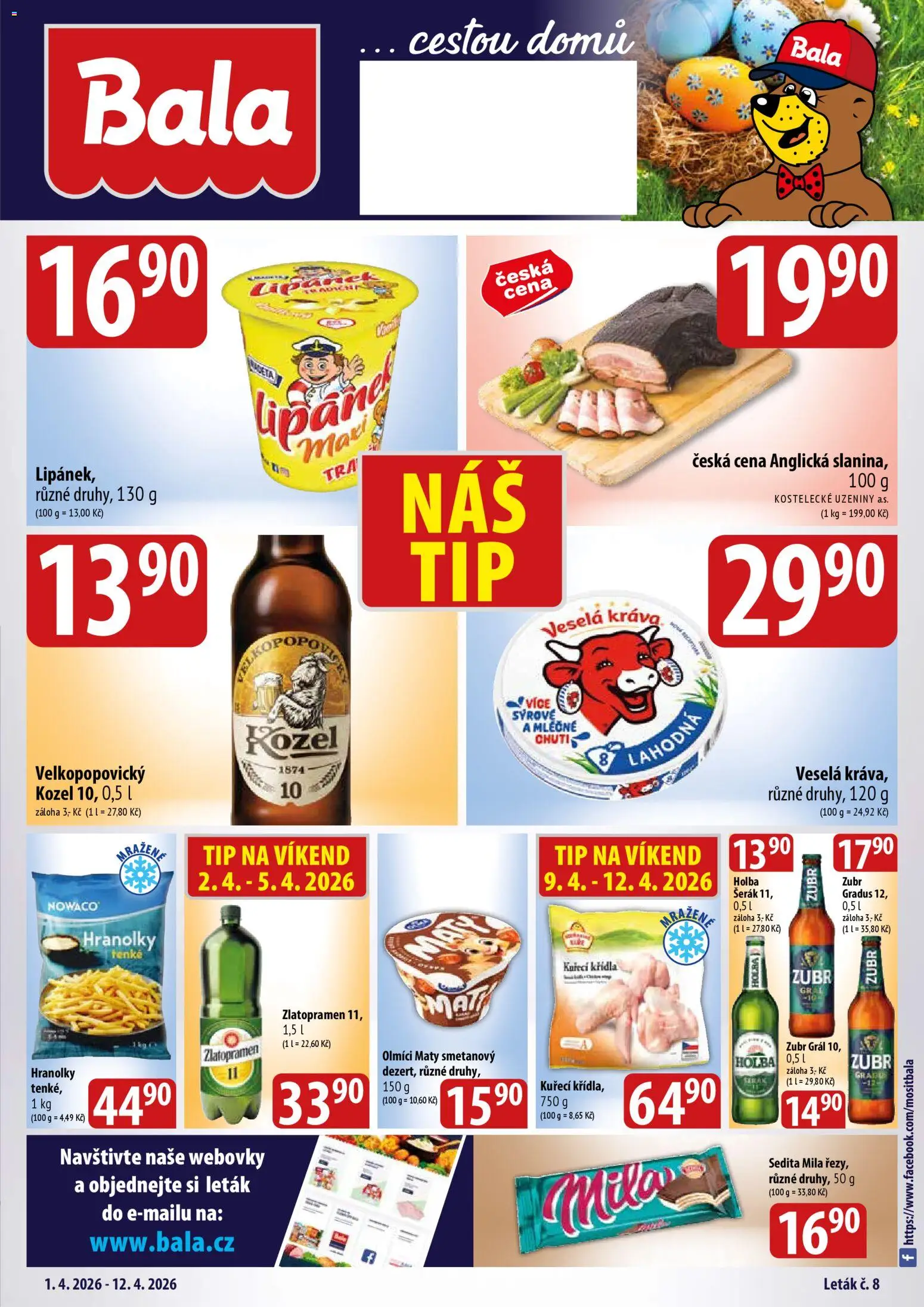 Náhled nabídky: BALA BALA velký leták Holba platný od 01.04.2026