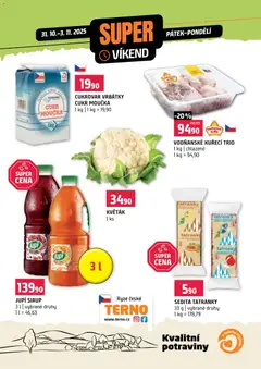 Náhled nabídky: Terno Super víkend platný od 31.10.2025