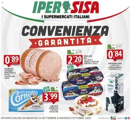 Anteprima dell'opuscolo Volantino Iper Crotone dal negozio SISA valido da 23/09/2025