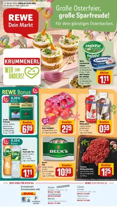 Vorschau von dem Prospekt des Geschäftes Rewe, gültig ab dem 15.03.2026
