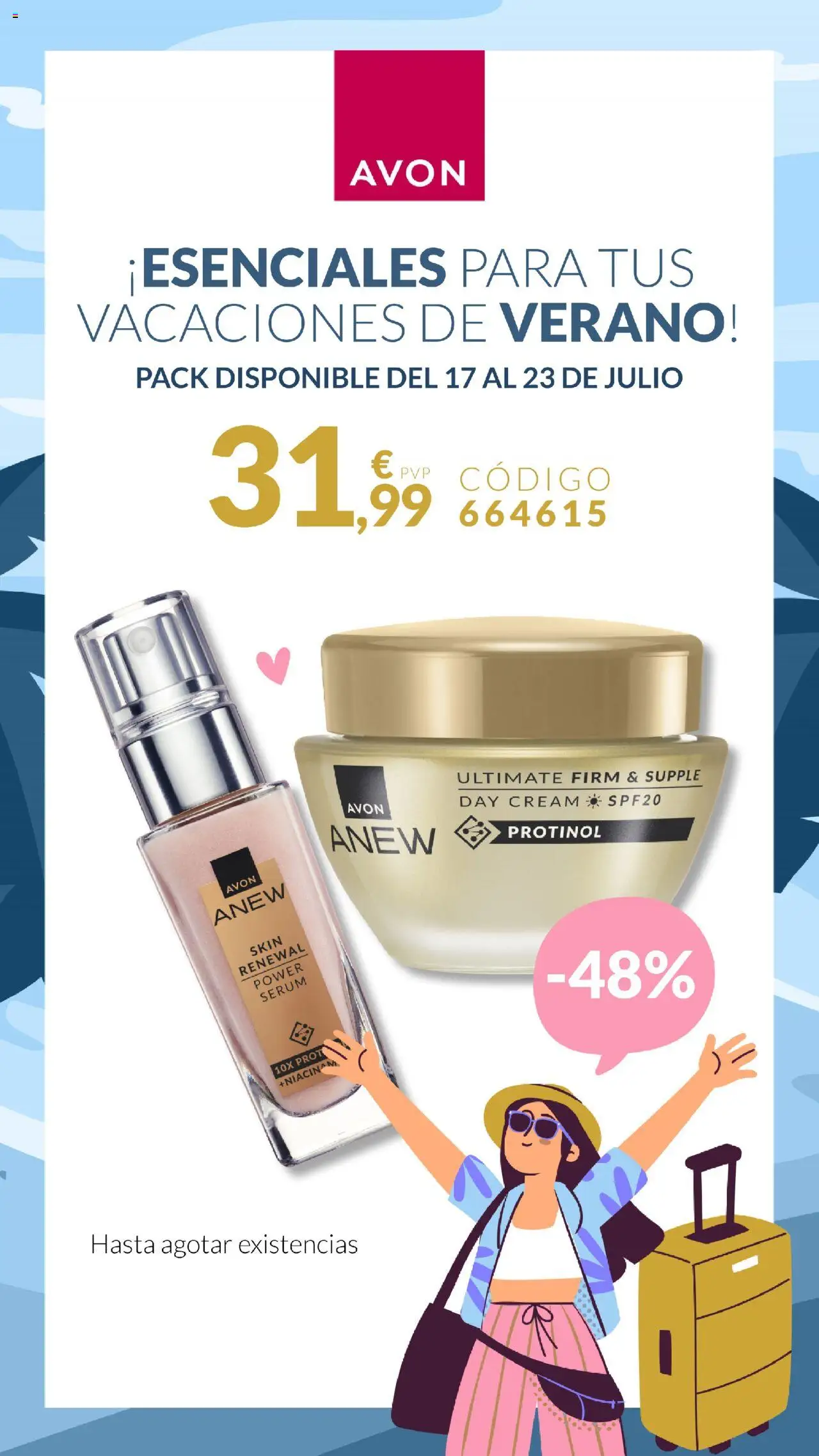 AVON catálogo Julio 2025 - Packs de viajes