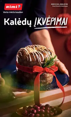Rimi parduotuvės leidinio Leidinys - Kalėdų įkvėpimai galiojančio nuo 2025.12.02 peržiūra