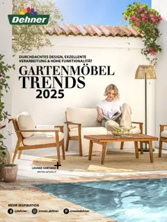 Vorschau der Angebote: Dehner Gartenmöbel Trends 2025 gültig ab 20.01.2025