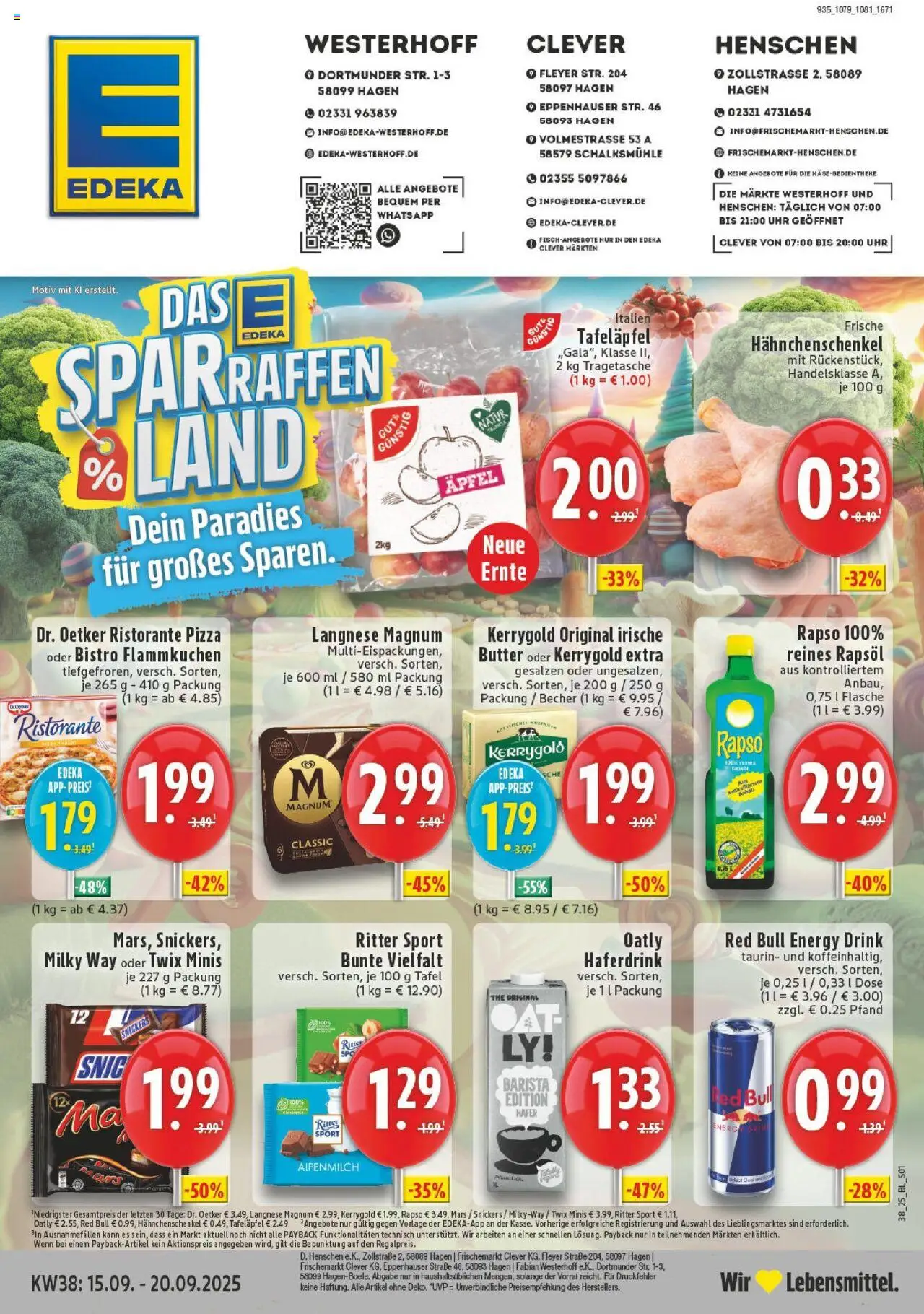 EDEKA Prospekt ab 14.09.2025 - Prospekt Hagen-Boele Online